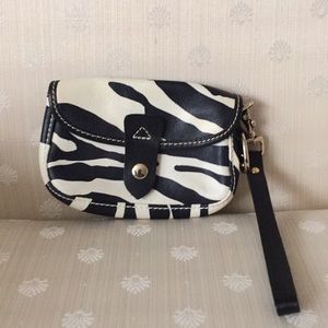 Dooney & Bourke Zebra Wristlet